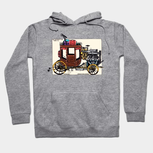 Stagecoach Hoodie by Airbrush World